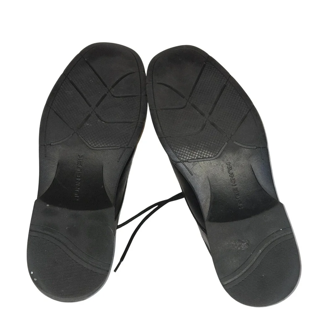 Nunn Bush Men's Black Leather Lace‎ Up Dress Shoes Comfortable